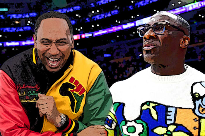 Stephen A. Smith and Shannon Sharpe